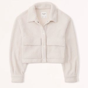 COPY - Abercrombie Cropped Sherpa Jacket